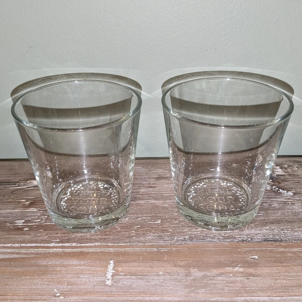 2 Ketel One Vodka Ketel Your Soda Rocks Glasses Advertising